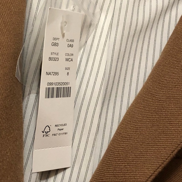 J. Crew Women's Regent Blazer Brown Wool 8 - Picture 5 of 13